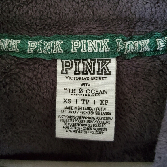 PINK Michigan State Fleece With Sequins Gray EUC - Picture 7 of 7